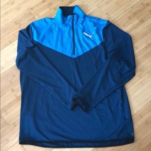 puma 1/4 zip pullover